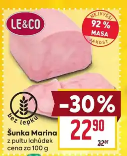 Billa Šunka Marina nabídka