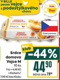 Billa Srdce domova Vejce M nabídka