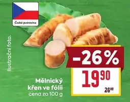 Billa Mělnický křen ve fólii nabídka