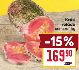 Billa Krůtí roláda nabídka