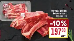 Billa Hovězí přední žebro s kostí nabídka