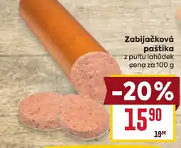 Billa Zabijačková paštika nabídka