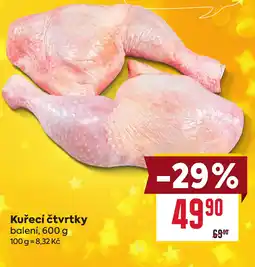 Billa Kuřecí čtvrtky nabídka