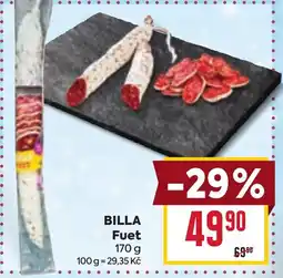 Billa BILLA Fuet nabídka