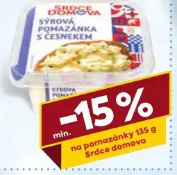 Billa Na pomazánky Srdce domova nabídka