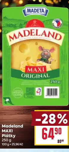 Billa MADETA Madeland Maxi Plátky nabídka
