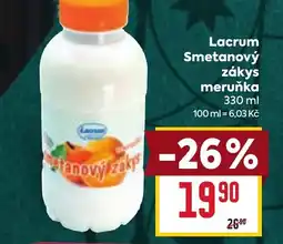 Billa Lacrum Smetanový zákys meruňka nabídka