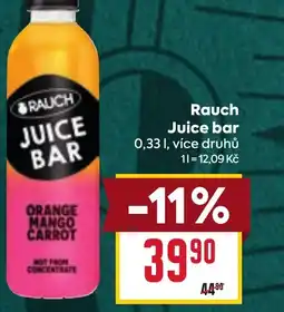 Billa Rauch Juice bar nabídka