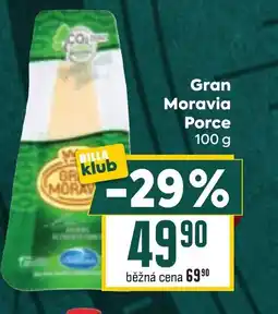 Billa Gran Moravia Porce nabídka