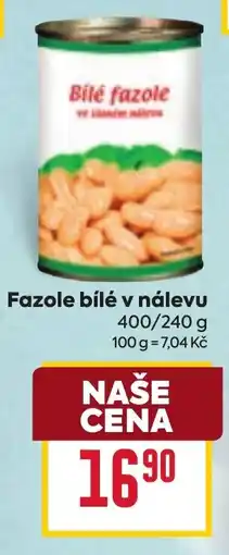 Billa Fazole bílé v nálevu nabídka