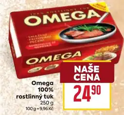 Billa Omega 100% rostlinný tuk nabídka