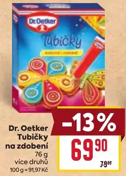 Billa Dr. Oetker Tubičky na zdobení nabídka