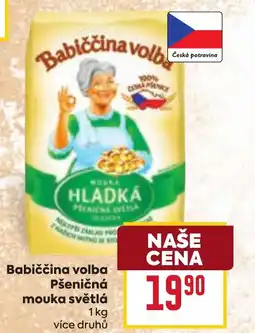 Billa Babiččina volba Pšeničná mouka světlá nabídka