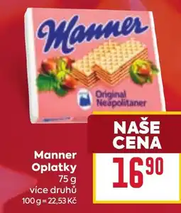 Billa Manner Oplatky nabídka
