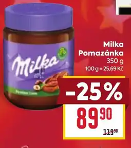 Billa Milka Pomazánka nabídka