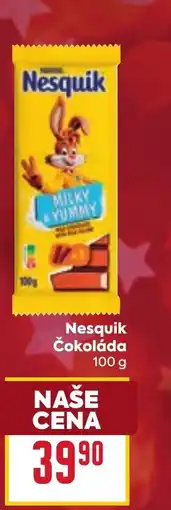 Billa Nesquik Čokoláda nabídka