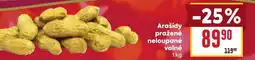 Billa Arašídy pražené neloupané volné nabídka