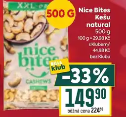 Billa Nice Bites Kešu natural nabídka