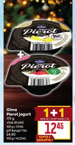 Billa OLMA Pierot jogurt nabídka