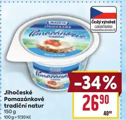 Billa MADETA Jihočeské Pomazánkové tradiční natur nabídka