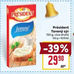Billa Président Tavený sýr nabídka