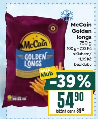 Billa McCain Golden longs nabídka
