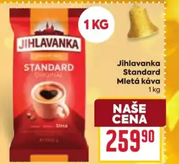 Billa Jihlavanka Standard Mletá káva nabídka