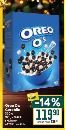 Billa Oreo O's Cereálie nabídka