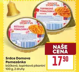 Billa Srdce Domova Pomazánka nabídka