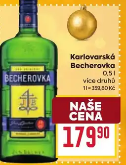 Billa Karlovarská Becherovka nabídka