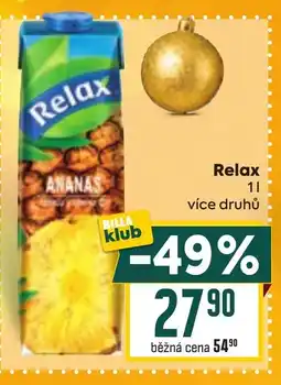 Billa Relax nabídka