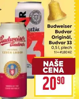 Billa Budweiser Budvar Originál, Budvar 33 nabídka
