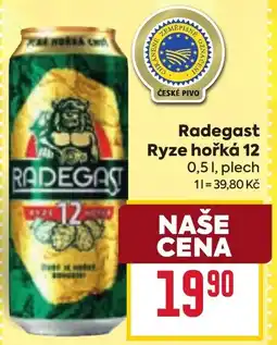 Billa Radegast Ryze hořká 12 nabídka