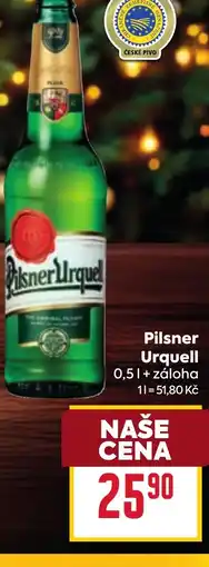 Billa Pilsner Urquell nabídka