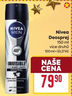 Billa Nivea Deosprej nabídka