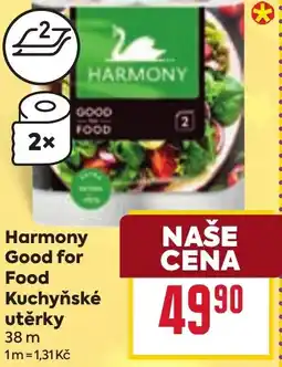 Billa Harmony Good for Food Kuchyňské utěrky nabídka