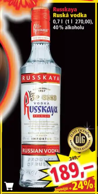 Norma Russkaya Ruská vodka 700ml nabídka