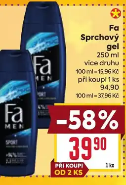 Billa Fa Sprchový gel nabídka