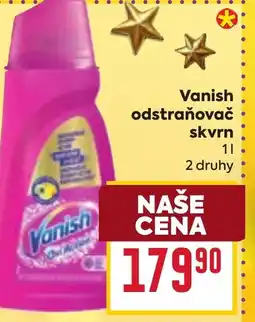Billa Vanish odstraňovač skvrn nabídka