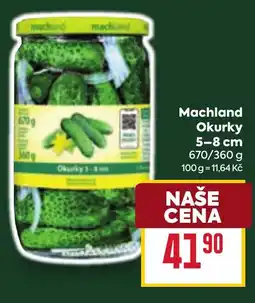 Billa Machland Okurky 5-8 cm nabídka