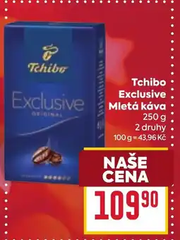 Billa Tchibo Exclusive Mletá káva nabídka
