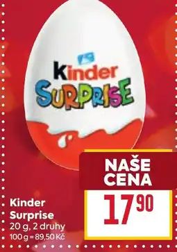 Billa Kinder Surprise nabídka