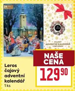 Billa Leros čajový adventní kalendář nabídka