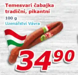 ESO MARKET Temesvari čabajka tradiční, pikantní nabídka