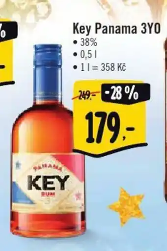 Key Panama 3YO 500ml