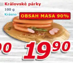ESO MARKET Královské párky nabídka