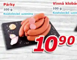 ESO MARKET Párky nabídka