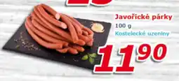 ESO MARKET Javořické párky nabídka
