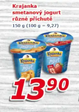ESO MARKET KRAJANKA Smetanový jogurt různé příchutě nabídka