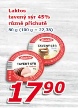 ESO MARKET LAKTOS Tavený sýr 45% různé příchutě nabídka